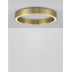 Triac Dimmable Brass Gold Aluminium & Acrylic LED 40 Watt 230 Volt 2153 Lm 3000K IP20 D: 60 W: 4 H: 6.5 cm 