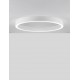 Triac Dimmable Sandy White Aluminium & Acrylic LED 50 Watt 230 Volt 2968 Lm 3000K IP20 D: 80 W: 4 H: 6.5 cm 