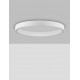 Triac Dimmable Sandy White Aluminium & Acrylic LED 50 Watt 230 Volt 2968 Lm 3000K IP20 D: 80 W: 4 H: 6.5 cm 