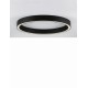 Triac Dimmable Sandy Black Aluminium & Acrylic LED 50 Watt 230 Volt 2968 Lm 3000K IP20 D: 80 W: 4 H: 6.5 cm 
