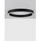 Triac Dimmable Sandy Black Aluminium & Acrylic LED 50 Watt 230 Volt 2968 Lm 3000K IP20 D: 80 W: 4 H: 6.5 cm 