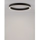 Triac Dimmable Sandy Black Aluminium & Acrylic LED 50 Watt 230 Volt 2968 Lm 3000K IP20 D: 80 W: 4 H: 6.5 cm 