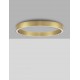 Triac Dimmable Brass Gold Aluminium & Acrylic LED 50 Watt 230 Volt 2968 Lm 3000K IP20 D: 80 W: 4 H: 6.5 cm 