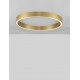 Triac Dimmable Brass Gold Aluminium & Acrylic LED 50 Watt 230 Volt 2968 Lm 3000K IP20 D: 80 W: 4 H: 6.5 cm 