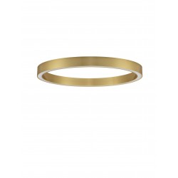 Triac Dimmable Brass Gold Aluminium & Acrylic LED 60 Watt 230 Volt 3389 Lm 3000K IP20 D: 100 W: 4 H: 6.5 cm 