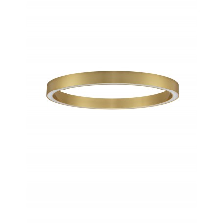 Triac Dimmable Brass Gold Aluminium & Acrylic LED 60 Watt 230 Volt 3389 Lm 3000K IP20 D: 100 W: 4 H: 6.5 cm 