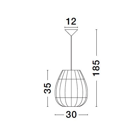 Natural Rattan Black Fabric Wire & Base LED E27 1x12 Watt 230 Volt IP20 Bulb Excluded D: 30 H 1: 35 H 2: 185 cm Adjustable hei