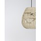 Natural Rattan Black Fabric Wire & Base LED E27 1x12 Watt 230 Volt IP20 Bulb Excluded D: 30 H 1: 35 H 2: 185 cm Adjustable hei