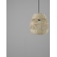 Natural Rattan Black Fabric Wire & Base LED E27 1x12 Watt 230 Volt IP20 Bulb Excluded D: 30 H 1: 35 H 2: 185 cm Adjustable hei