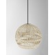 Natural Rattan Black Fabric Wire & Base LED E27 1x12 Watt 230 Volt IP20 Bulb Excluded D: 30 H1: 26 H2: 195 cm Adjustable heigh