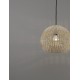 Natural Rattan Black Fabric Wire & Base LED E27 1x12 Watt 230 Volt IP20 Bulb Excluded D: 30 H1: 26 H2: 195 cm Adjustable heigh