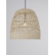 Natural Rattan Black Fabric Wire & Base LED E27 1x12 Watt 230 Volt IP20 Bulb Excluded D: 46 H 1: 46 H 2: 200 cm Adjustable hei