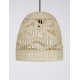 Natural Rattan Black Fabric Wire & Base LED E27 1x12 Watt 230 Volt IP20 Bulb Excluded D: 30 H 1: 30 H 2: 185 cm Adjustable heigh