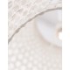 Ivory Rattan White Fabric Wire & Base LED E27 1x12 Watt 230 Volt IP20 Bulb Excluded D: 35 H1: 44 H2: 250 cm Adjustable height 
