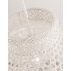 Ivory Rattan White Fabric Wire & Base LED E27 1x12 Watt 230 Volt IP20 Bulb Excluded D: 35 H1: 44 H2: 250 cm Adjustable height 