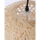 Natural Rattan Black Fabric Wire & Base LED E27 1x12 Watt 230 Volt IP20 Bulb Excluded D: 40.5 H1: 58.5 H2: 250 cm Adjustable he