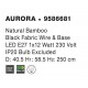 Natural Rattan Black Fabric Wire & Base LED E27 1x12 Watt 230 Volt IP20 Bulb Excluded D: 40.5 H1: 58.5 H2: 250 cm Adjustable he