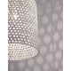 White Rattan White Fabric Wire & Base LED E27 1x12 Watt 230 Volt IP20 Bulb Excluded D: 40.5 H1: 58.5 H2: 250 cm Adjustable heig