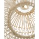 Natural Rattan Black Fabric Wire & Base LED E27 1x12 Watt 230 Volt IP20 Bulb Excluded D: 30 H1: 42 H2: 250 cm Adjustable height
