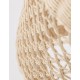 Natural Rattan Black Fabric Wire & Base LED E27 1x12 Watt 230 Volt IP20 Bulb Excluded D: 24.5 H1: 37 H2: 250 cm Adjustable heig
