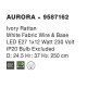 Ivory Rattan White Fabric Wire & Base LED E27 1x12 Watt 230 Volt IP20 Bulb Excluded D: 24.5 H1: 37 H2: 250 cm Adjustable height