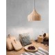 Natural Rattan Black Fabric Wire & Base LED E27 1x12 Watt 230 Volt IP20 Bulb Excluded D: 38.5 H1: 34 H2: 250 cm Adjustable heig