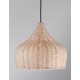 Natural Rattan Black Fabric Wire & Base LED E27 1x12 Watt 230 Volt IP20 Bulb Excluded D: 38.5 H1: 34 H2: 250 cm Adjustable heig