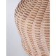 Natural Rattan Black Fabric Wire & Base LED E27 1x12 Watt 230 Volt IP20 Bulb Excluded D: 38.5 H1: 34 H2: 250 cm Adjustable heig