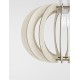 White Metal Natural Wood LED E27 1x12 Watt 230 Volt IP20 Bulb Excluded D: 40 H1: 26 H2: 126 cm Adjustable height 
