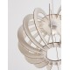 White Metal Natural Wood LED E27 1x12 Watt 230 Volt IP20 Bulb Excluded D: 40 H1: 26 H2: 126 cm Adjustable height 