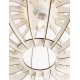 White Metal Natural Wood LED E27 1x12 Watt 230 Volt IP20 Bulb Excluded D: 40 H1: 26 H2: 126 cm Adjustable height 