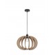 White Metal Brown Wood LED E27 1x12 Watt 230 Volt IP20 Bulb Excluded D: 40 H1: 26 H2: 126 cm Adjustable height 