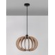 White Metal Brown Wood LED E27 1x12 Watt 230 Volt IP20 Bulb Excluded D: 40 H1: 26 H2: 126 cm Adjustable height 