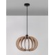 White Metal Brown Wood LED E27 1x12 Watt 230 Volt IP20 Bulb Excluded D: 40 H1: 26 H2: 126 cm Adjustable height 