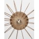 White Metal Brown Wood LED E27 1x12 Watt 230 Volt IP20 Bulb Excluded D: 40 H1: 26 H2: 126 cm Adjustable height 