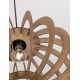 White Metal Brown Wood LED E27 1x12 Watt 230 Volt IP20 Bulb Excluded D: 40 H1: 26 H2: 126 cm Adjustable height 