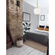 Opal Glass Brass Gold Metal Black Fabric Wire LED E14 1x5 Watt 230 Volt IP20 Bulb Excluded D: 18.5 H1: 17.2 H2: 120 cm Adjustabl