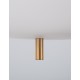 Opal Glass Brass Gold Metal Black Fabric Wire LED E14 1x5 Watt 230 Volt IP20 Bulb Excluded D: 18.5 H1: 17.2 H2: 120 cm Adjustabl