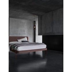 Brass Gold Metal & Smoky Glass Black Fabric Wire LED E27 1x12 Watt 230 Volt IP20 Bulb Excluded D: 22 H: 120 cm Adjustable heigh