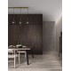 Brass Gold Metal & Smoky Glass Black Fabric Wire LED E14 4x5 Watt 230 Volt IP20 Bulb Excluded L: 110 W: 18.5 H: 120 cm Adjustabl