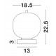 Brass Gold Metal & Opal Glass LED E14 1x5 Watt 230 Volt IP20 Bulb Excluded Cable Length: 160 cm D: 18.5 H: 22.5 cm 
