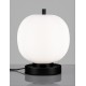 Black Metal & Opal Glass LED E14 1x5 Watt 230 Volt IP20 Bulb Excluded Cable Length: 160 cm D: 18.5 H: 22.5 cm 