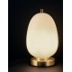 Brass Gold Metal & Opal Glass LED E14 1x5 Watt 230 Volt IP20 Bulb Excluded Cable Length: 160 cm D: 15.8 H: 28 cm 