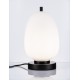 Black Metal & Opal Glass LED E14 1x5 Watt 230 Volt IP20 Bulb Excluded Cable Length: 160 cm D: 15.8 H: 28 cm 