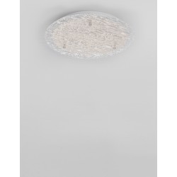 White Metal & Glass LED 30 Watt 230 Volt 1800Lm 3000K IP20 D: 43 H: 9 c 