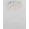 White Metal & Glass LED 30 Watt 230 Volt 1800Lm 3000K IP20 D: 43 H: 9 c