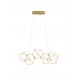 Gold Copper LED 25 Watt 230 Volt 2049Lm 3000K IP20 Led Chip: 60 Pcs L: 84 W: 22 H: 110 cm Adjustable Height 