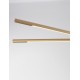 Triac Dimmable Brass Gold Metal & Acrylic LED 27 Watt 230 Volt 1308Lm 3000K IP20 L: 115 W: 53 H: 200 cm Adjustable Height 