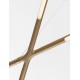 Triac Dimmable Brass Gold Metal & Acrylic LED 27 Watt 230 Volt 1308Lm 3000K IP20 L: 115 W: 53 H: 200 cm Adjustable Height 