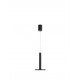 Matt Black Metal LED 10 Watt 230 Volt 517Lm 3000K IP20 D: 15 H: 160 cm Adjustable height 